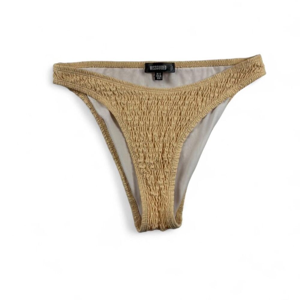 Women's Missguided Tan Bikini Bottoms - Size 8